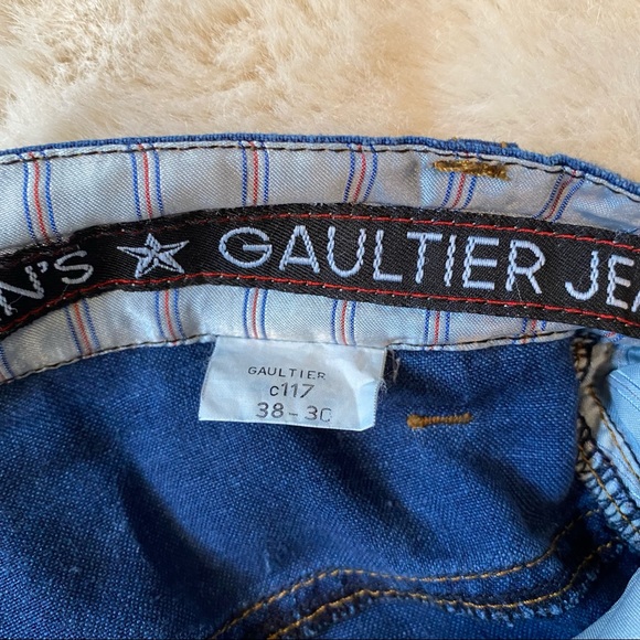 Vintage Jean Paul Gaultier High-Rise 100% Linen Denim - Picture 10 of 12